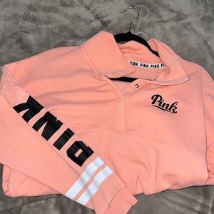 PRE OWNED VICTORIES SECRET PINK CARDIGAN SZ M